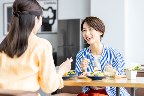 ランチを誰かと楽しみたい